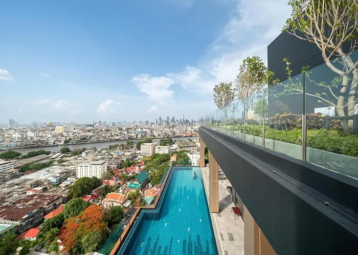 500m Bts L Chao Phraya River L Pool And Gym 公寓 曼谷